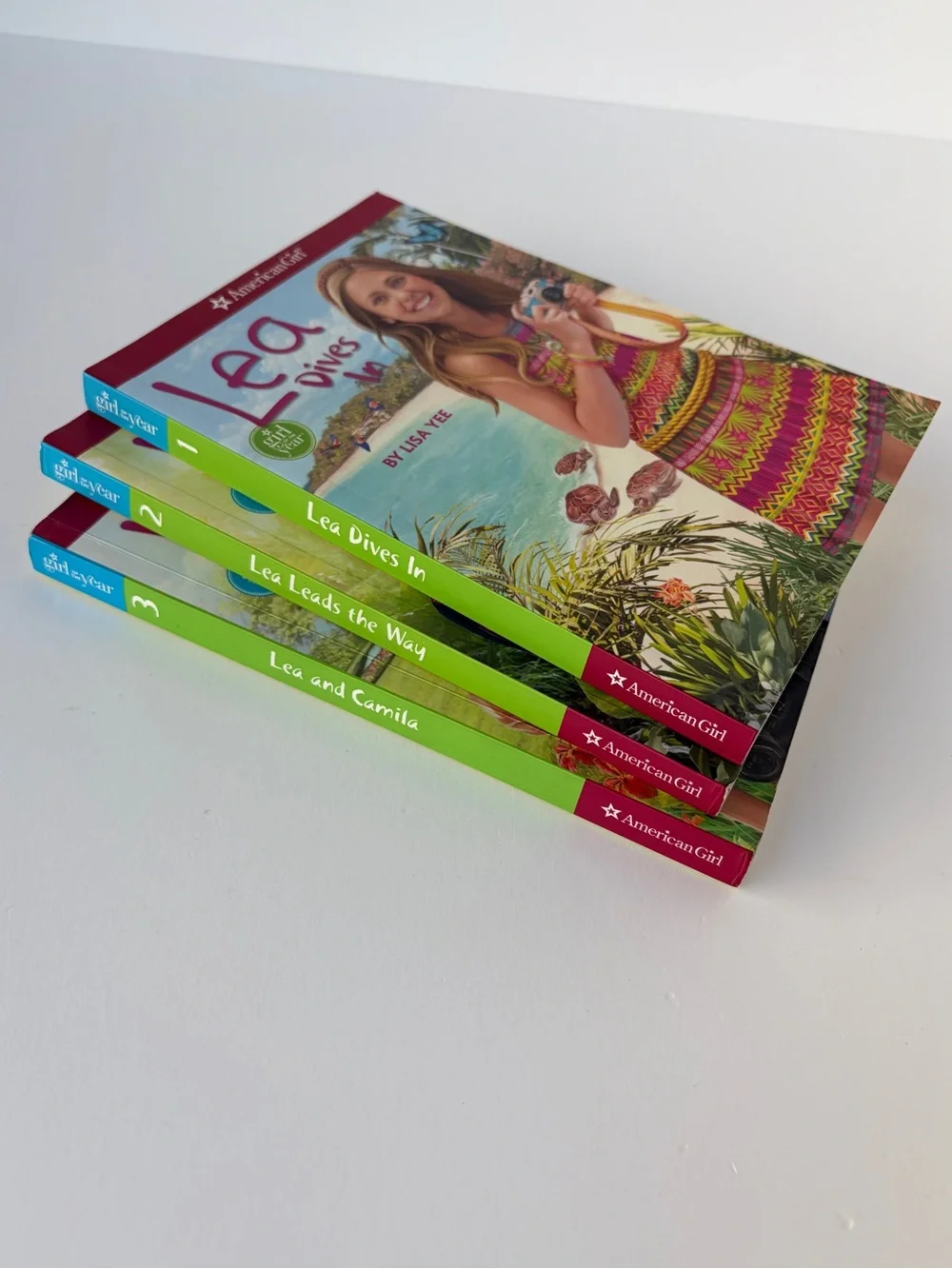 American Girl GOTY Lea Clark 2016 Book Set 1 2 & 3